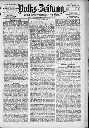 Volks-Zeitung vom 18.05.1897