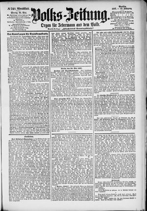 Volks-Zeitung vom 24.05.1897