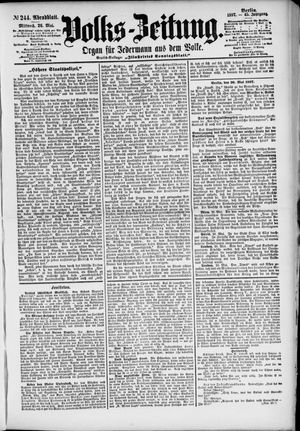Volks-Zeitung vom 26.05.1897