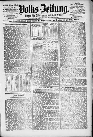 Volks-Zeitung vom 27.05.1897