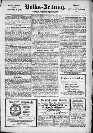 Volks-Zeitung vom 03.06.1897