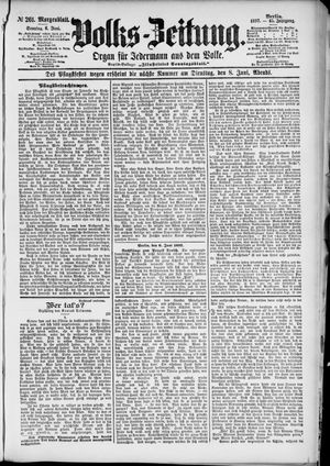 Volks-Zeitung vom 06.06.1897