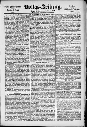 Volks-Zeitung vom 06.06.1897