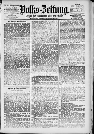 Volks-Zeitung vom 20.06.1897