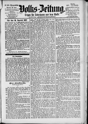 Volks-Zeitung vom 22.06.1897