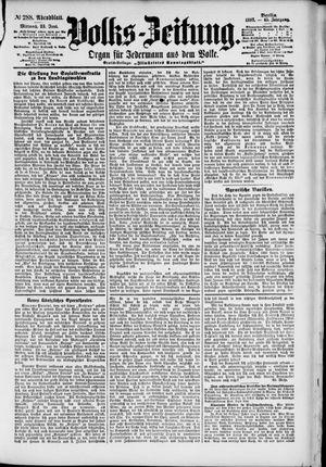 Volks-Zeitung vom 23.06.1897