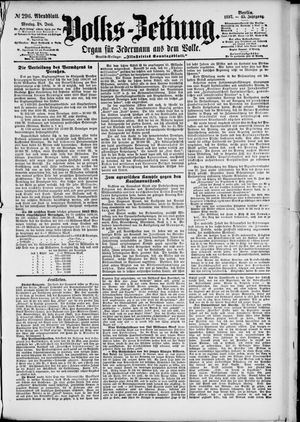 Volks-Zeitung vom 28.06.1897
