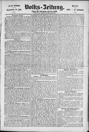 Volks-Zeitung vom 10.07.1897