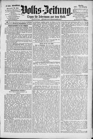 Volks-Zeitung vom 10.07.1897