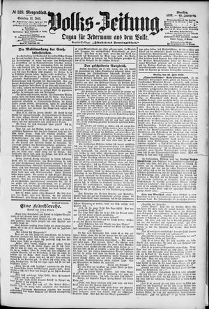 Volks-Zeitung vom 11.07.1897