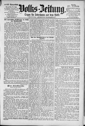 Volks-Zeitung vom 15.07.1897