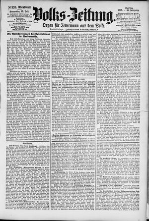 Volks-Zeitung vom 15.07.1897