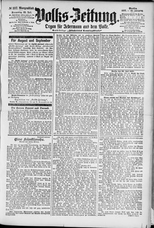 Volks-Zeitung on Jul 22, 1897