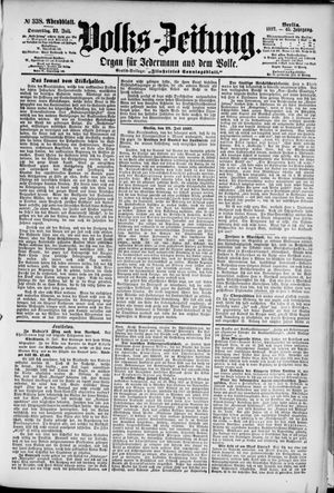 Volks-Zeitung on Jul 22, 1897