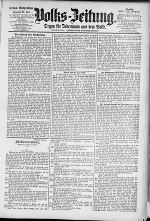 Volks-Zeitung vom 25.07.1897