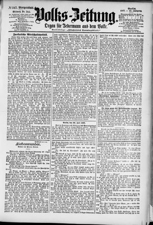 Volks-Zeitung vom 28.07.1897