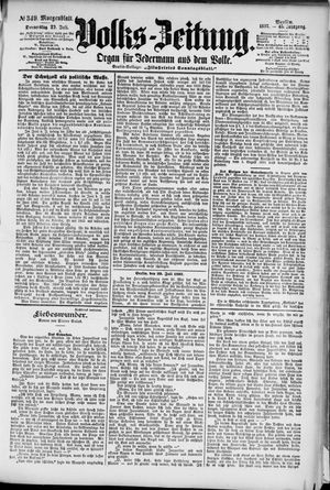 Volks-Zeitung vom 29.07.1897
