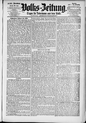 Volks-Zeitung vom 30.07.1897