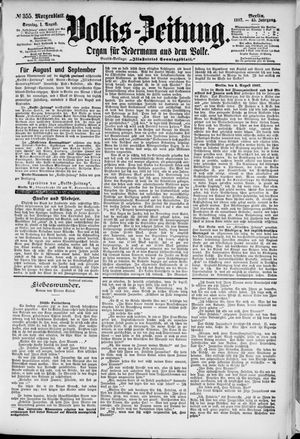Volks-Zeitung vom 01.08.1897