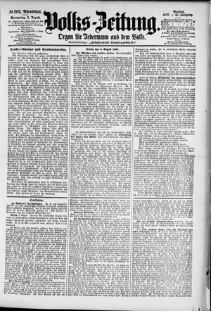 Volks-Zeitung vom 05.08.1897