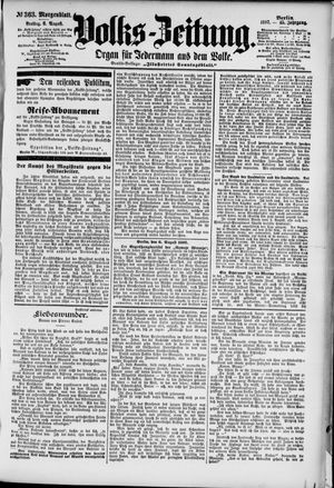 Volks-Zeitung on Aug 6, 1897