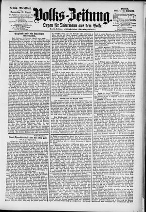 Volks-Zeitung vom 12.08.1897