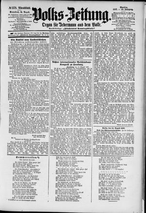 Volks-Zeitung on Aug 14, 1897