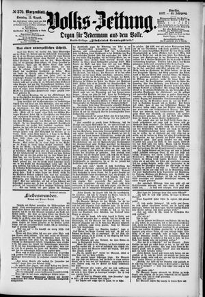 Volks-Zeitung vom 15.08.1897
