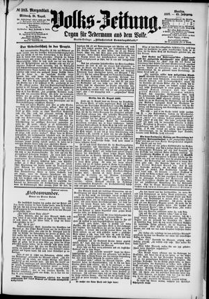 Volks-Zeitung on Aug 18, 1897