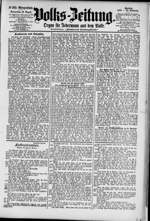 Volks-Zeitung vom 19.08.1897