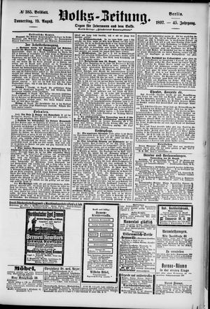 Volks-Zeitung vom 19.08.1897