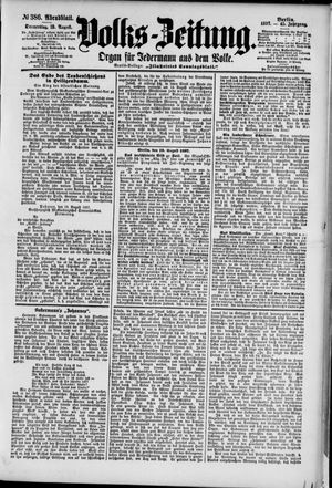 Volks-Zeitung vom 19.08.1897