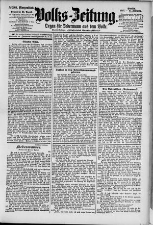 Volks-Zeitung vom 21.08.1897