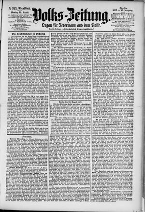 Volks-Zeitung vom 23.08.1897