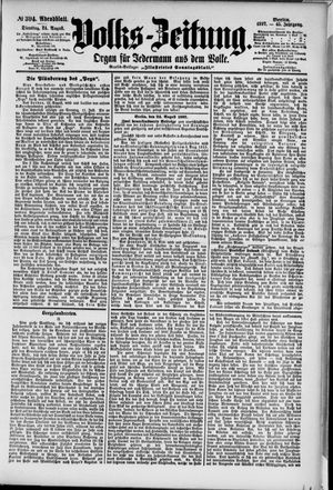 Volks-Zeitung vom 24.08.1897