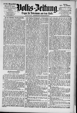 Volks-Zeitung vom 25.08.1897