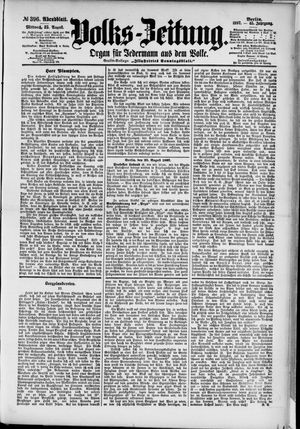 Volks-Zeitung vom 25.08.1897