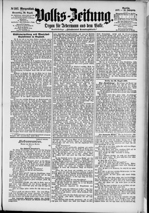 Volks-Zeitung on Aug 26, 1897