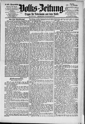 Volks-Zeitung vom 31.08.1897