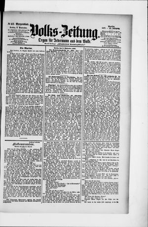 Volks-Zeitung vom 03.09.1897
