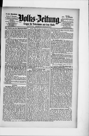 Volks-Zeitung vom 03.09.1897