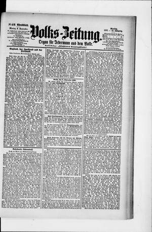 Volks-Zeitung vom 06.09.1897