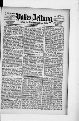 Volks-Zeitung vom 10.09.1897