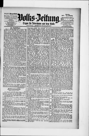 Volks-Zeitung vom 16.09.1897