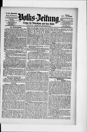 Volks-Zeitung vom 20.09.1897
