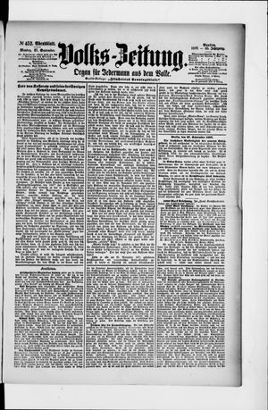 Volks-Zeitung vom 27.09.1897