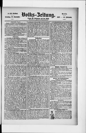 Volks-Zeitung vom 28.09.1897