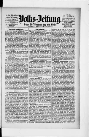 Volks-Zeitung vom 28.09.1897