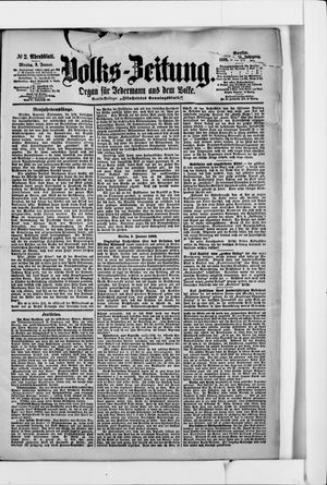 Volks-Zeitung vom 03.01.1898