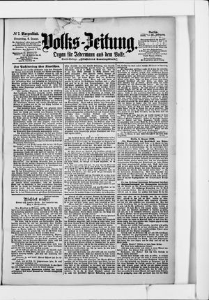 Volks-Zeitung vom 06.01.1898
